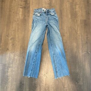 Reformation Val 90s Mid Rise Straight Jeans